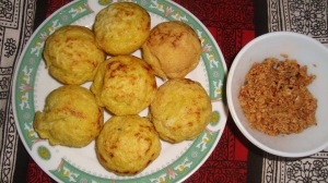 Kundu thosai with sambal